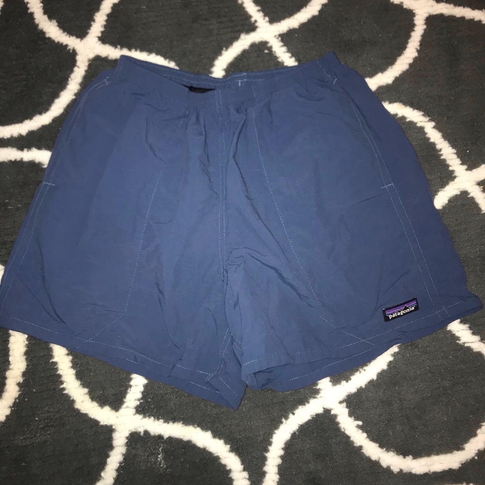Patagonia Mens Baggies Blue Medium Shorts
